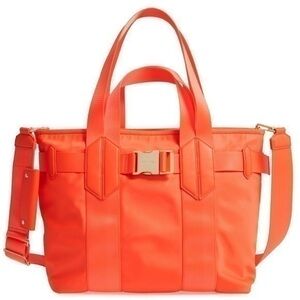 FRAME Le California Travel Everyday Commuter Tote Medium in Orange NWT